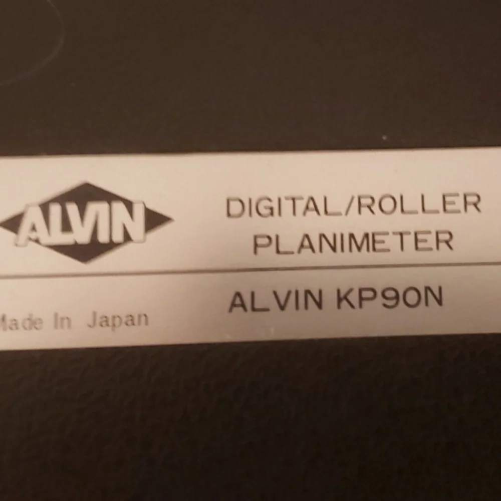 Alvin KP-90N Red and Gray Digital Planimeter
